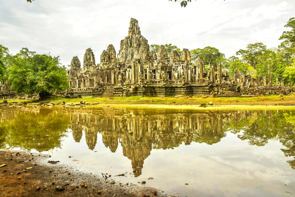 Bayon - The Buddhist Temple converted to Shiva Temple