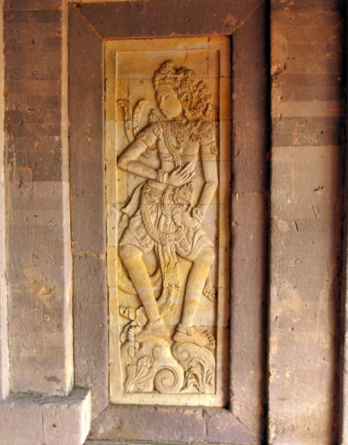 Abimanyu on the wall of Ubud Palace.