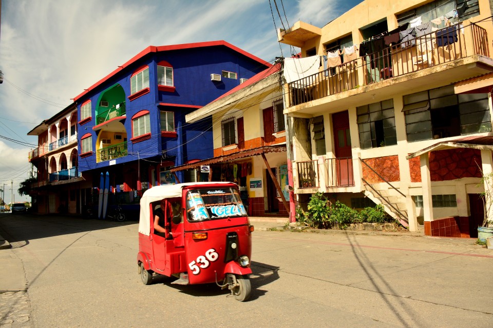 Bajaj autorichshaws or tuk-tuks rule the island. 