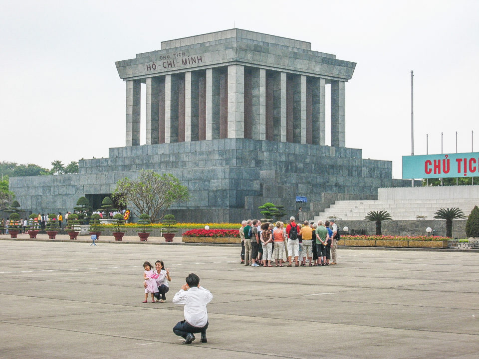Ho Chi Minh Mausoleum in Hanoi 