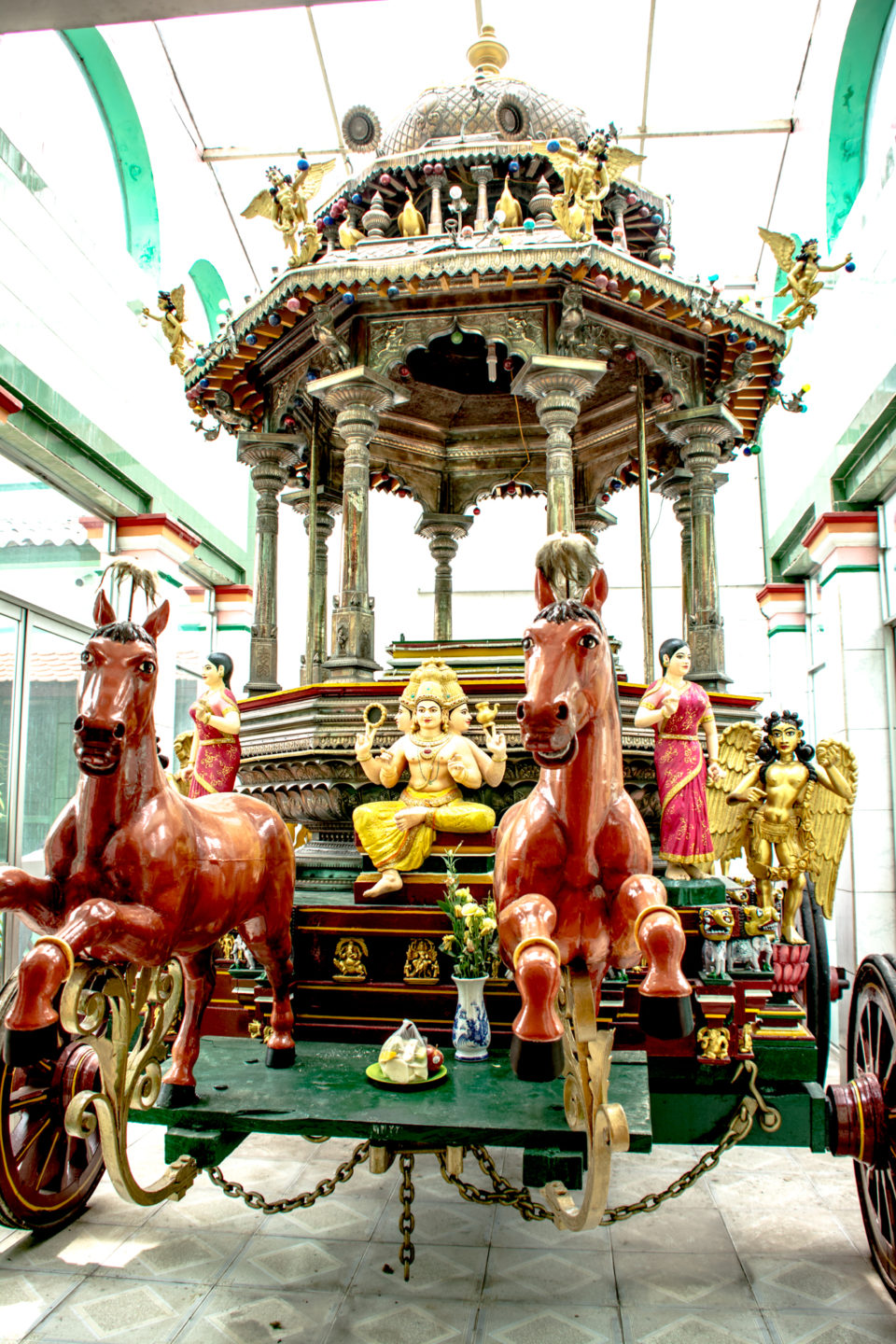 Chariot at Thendayuthapani or Thandayuthapani Hindu temple, Ho Chi Minh City