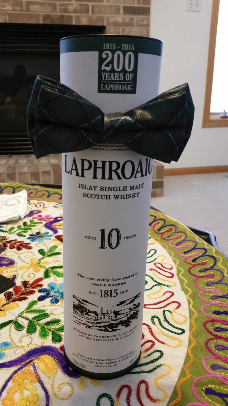 Laphroaig Scotch - Very peaty and overrated