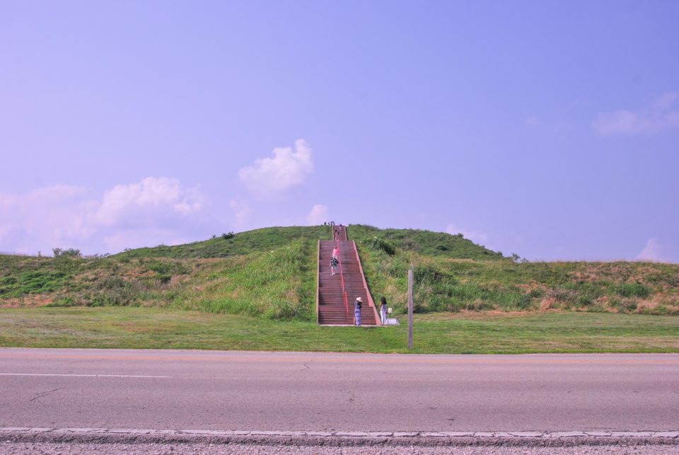 Monks Mound - Largest Mound in Cahokia Archaeological site