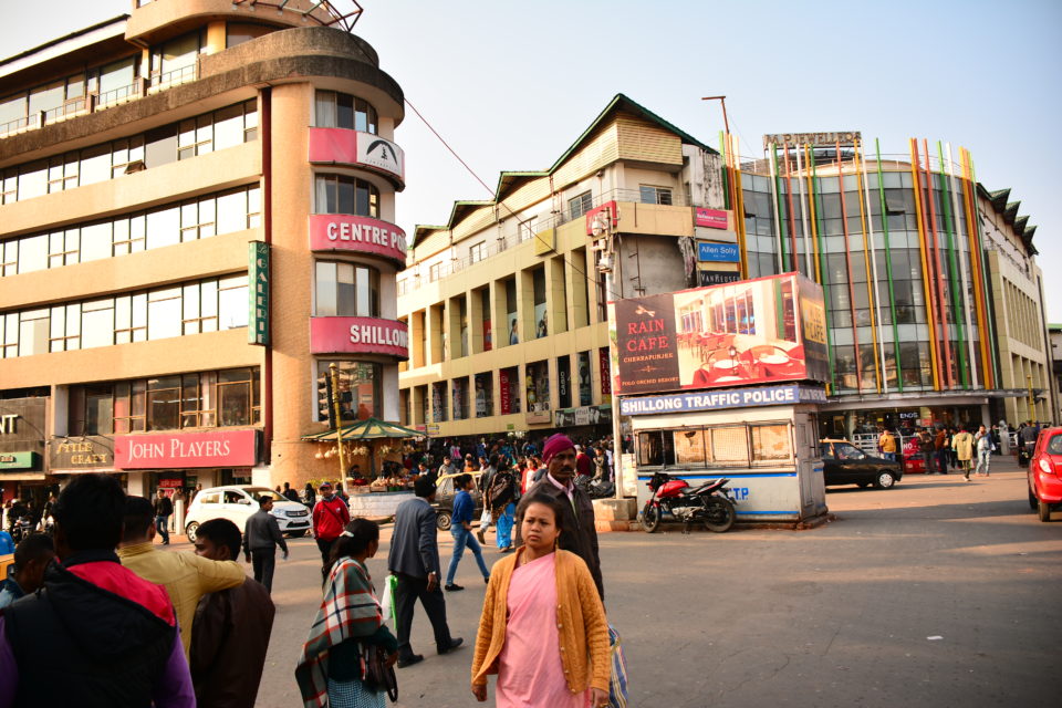 Another view of Police Bazaar - downtown of Shlliong