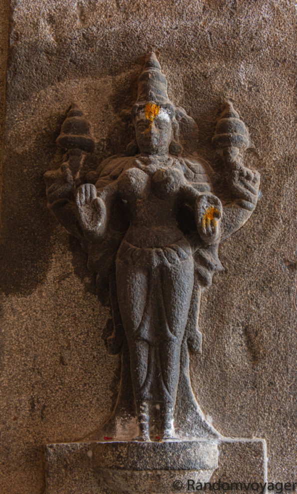 Mother Parvathi at Akhilandeswari-Jambukeswarar temple, Thiruvaanaikaaval, Tamilnadu, India
